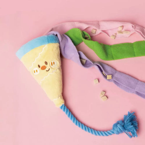 PETSVILLE Party Series - Squeaky, Crinkle & Treat-Hiding Chew Toys