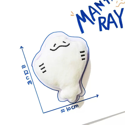 Mini Cute Plush Squeaky Dog Toys | Soft Marine Animal Pet Toys for Small Dogs