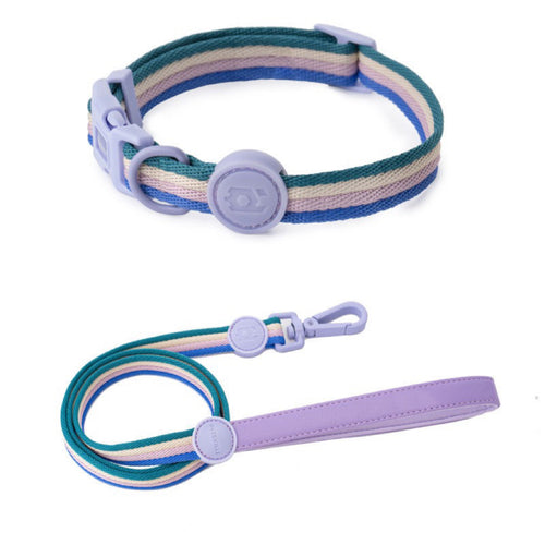 PETSVILLE Afternoon Tea Series Dog Collar & Lead Set