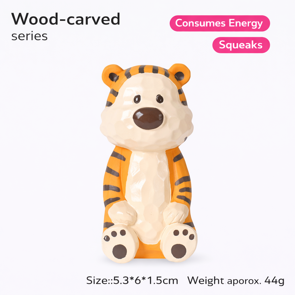 QMONSTER Latex Squeaky Dog Toy