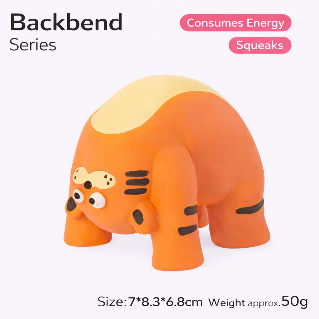 QMONSTER Latex Squeaky Dog Toy